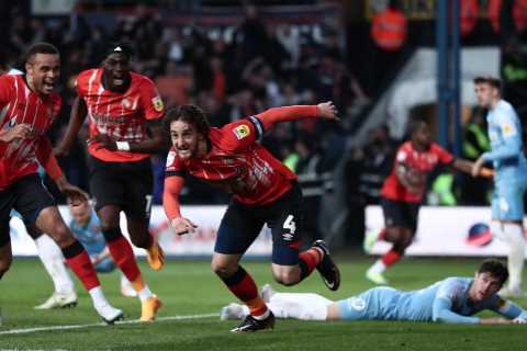 Luton 2 Sunderland 0 (agg 3-2): Hatters step closer to reaching Premier League for first time after incredible comeback