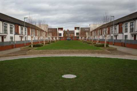 Premier League giants’ former stadium now the site of 474 homes.. and boasts some incredible nods to ground’s glory days