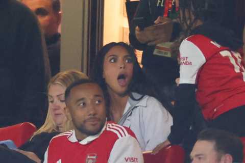 ‘Kardashian curse’ blamed for Arsenal title collapse as fans tell Kim ‘never come to the Emirates again’