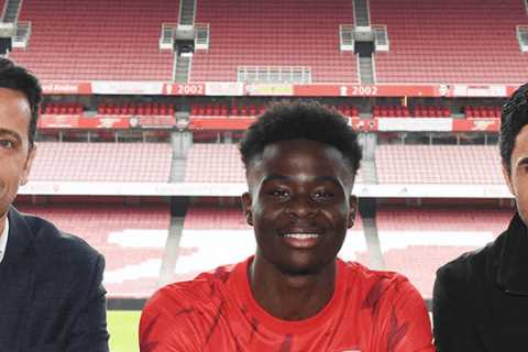 Saka signs new bumper Arsenal contract to become club’s highest earner leaving relieved fans with ‘tears in their eyes’