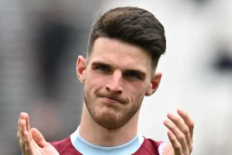 West Ham ‘expect Man Utd to HIJACK Arsenal’s transfer bid for Declan Rice’ as they hold out for huge fee