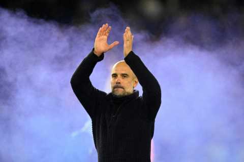 Pep Guardiola says ‘we drank all the alcohol in Manchester’ in boozy Premier League title celebrations