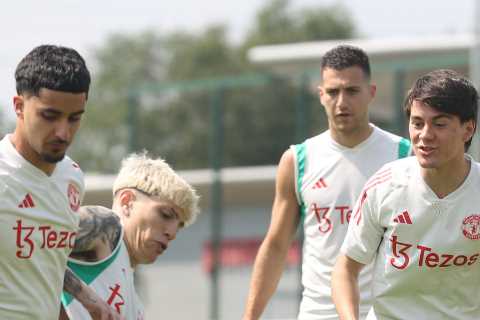 Forgotten Man Utd wonderkid trains with first-team for Fulham finale as fans beg Erik ten Hag to ‘give him some minutes’