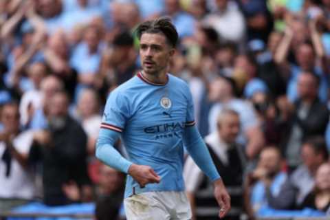 Jack Grealish gets £210,000 Lamborghini personalised by Arsenal fan to celebrate Man City’s title and FA Cup triumph