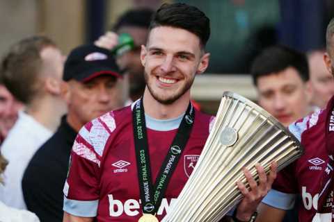 Arsenal set to seal £110MILLION Declan Rice transfer as Chelsea, Man Utd and Bayern fall out of running for West Ham ace