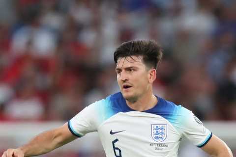 Harry Maguire has name sung by fans as he plays in what could be his Old Trafford farewell amid Man Utd transfer talks