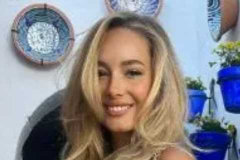 Ex-Premier League ace’s Wag and ‘world’s most beautiful woman’ goes braless in short onesie as she sends fans wild
