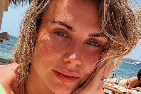 Premier League’s ‘hottest wag’ leaves fans speechless as she puts on busty display on Majorca holiday