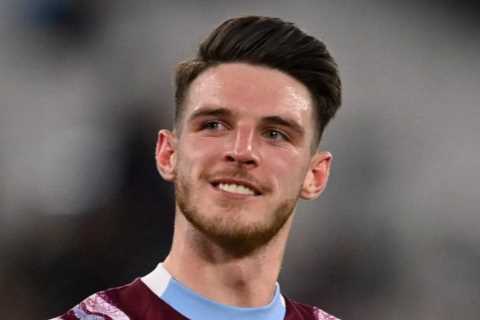 Arsenal submit record £105m Declan Rice transfer bid as Arteta looks to blow Man City out of the water