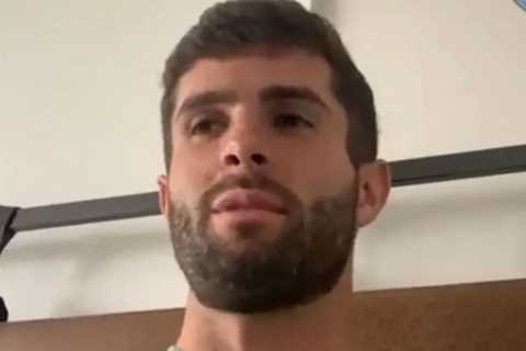 Fans convinced Chelsea’s Pulisic has accidentally leaked his sex antics after noticing ‘bondage bed’ in video interview