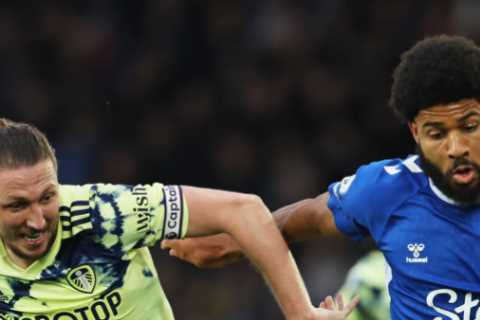 Everton boss Sean Dyche begins summer transfer clearout after relegation battle by flogging striker to Championship