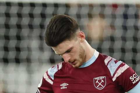 West Ham fuming at Arsenal over Declan Rice delay amid fears club will miss out on its own key transfer targets