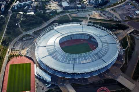 Premier League stadium looks unrecognisable as it is transformed into athletics arena during summer