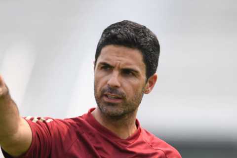 Mikel Arteta’s SON, 14, spotted in training with Arsenal during pre-season tour in USA