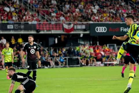 MLS All-Stars 0 Arsenal 5: Kai Havertz scores first goal for the club as Declan Rice makes debut for ruthless Gunners