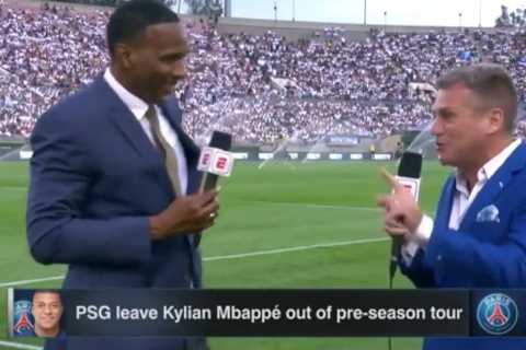 Shaka Hislop ’embarrassed’ about collapsing on live TV as ESPN give health update on ex-Premier League star