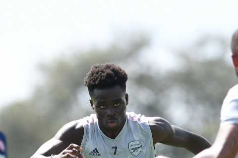 Arsenal fans in awe of Bukayo Saka’s stunning one-year body transformation from ‘little boy to beast’