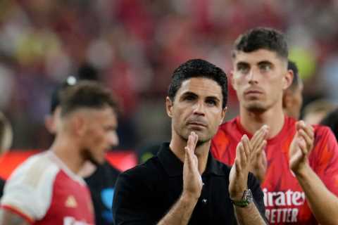 Arsenal boss Arteta blasts Barcelona calling antics ‘not normal’ with Saka and Trossard lucky to avoid injury