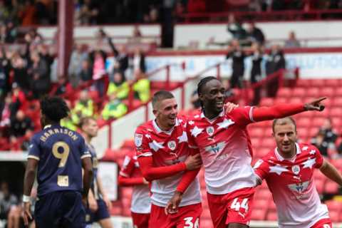 Man Utd’s legend son, who walked out on Man City, bags stunning hat-trick for Barnsley on opening day of EFL season