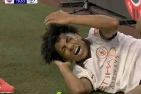 Man City Star Struck by Lighter in Idiotic Fan Incident