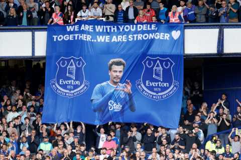 Everton Fans Show Support for Dele Alli in Touching Gesture