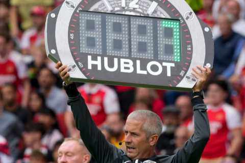 Premier League sees increase in ball-in-play time after rule change crackdown on time-wasting