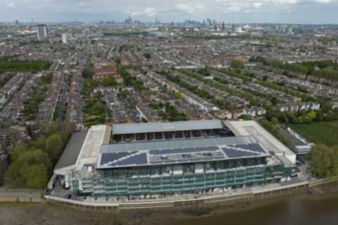 Fans Slam 'Sickening' Outdated Sign on Roof of Fulham's Craven Cottage Stadium