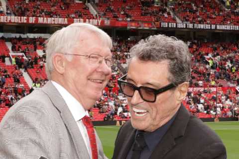 Fans Left Puzzled as Sir Alex Ferguson is Spotted Sitting Next to Ian McShane at Man Utd Match