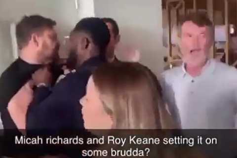 Arsenal fan who headbutted Roy Keane unmasked as dad Scott Law who ‘broke own nose’ in attack after star ‘cheered Utd’