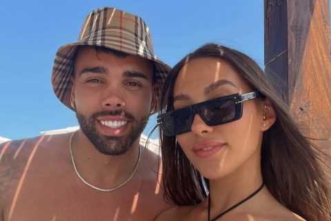 Arsenal Star David Raya's Girlfriend Turns Heads with Scanty Bikini and Underboob
