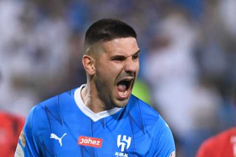 Al-Hilal Fans Pay Tribute to Mitrovic with Unique Banner as He Launches England Rant