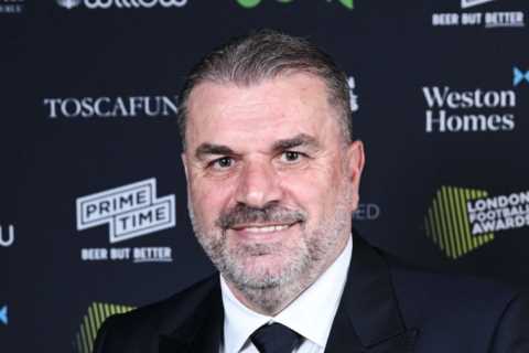 ‘Even he knows it’s fishy’ – Fans baffled as Spurs boss Ange Postecoglou beats Arsenal rival Arteta to top manager award