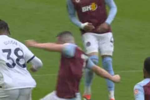 John McGinn Red Carded for Shocking Foul Leading to Brawl, Unai Emery Steps In