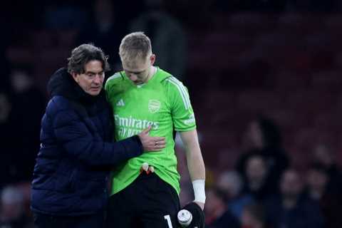 Arsenal's Aaron Ramsdale Receives Support from Thomas Frank After Mistake