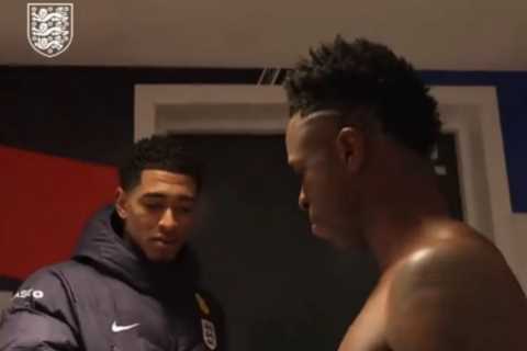 Vinicius Jr requests Declan Rice's shirt from Bellingham after England's loss to Brazil