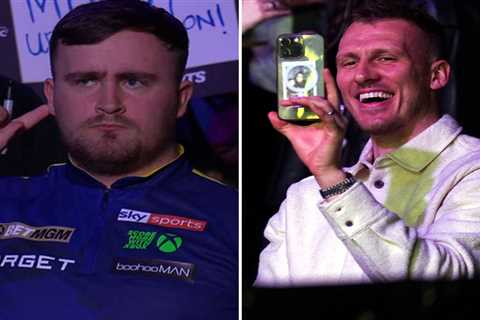 Dan Burn Lights Up Darts Night with Enthusiastic Support for Luke Littler