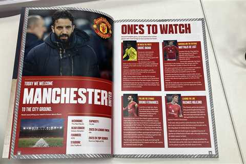 Nottingham Forest Programme Cuts Deep Ahead of Manchester United Showdown