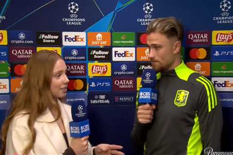 Sibling Love on Camera: When CBS Reporter Hannah Cash Interviewed Her Brother After Villa's Champions League Defeat