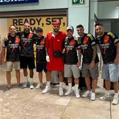Arsenal's David Raya Just Had the Most Ridiculous Stag Do Ever (Yes, He Dressed as Flight Attendant)