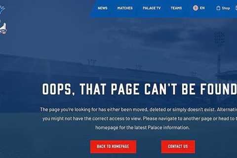 Palace Just Wiped Their Website Clean of Conference League Stuff – And I Think I Know Why