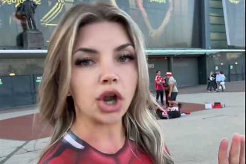 This Woman Showed Up to Old Trafford in Body Paint and... Yeah, That Went About as Well as You'd Expect